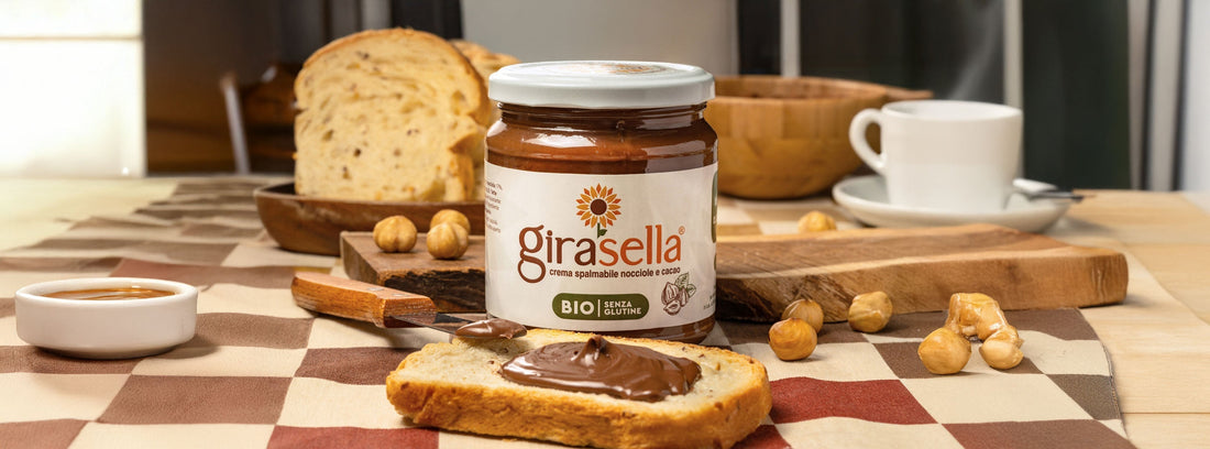 Girasella: la crema spalmabile bio alle nocciole e cacao che cambia la colazione